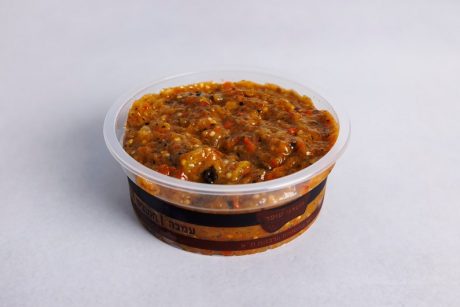 חציל על האש משוויאה חריף